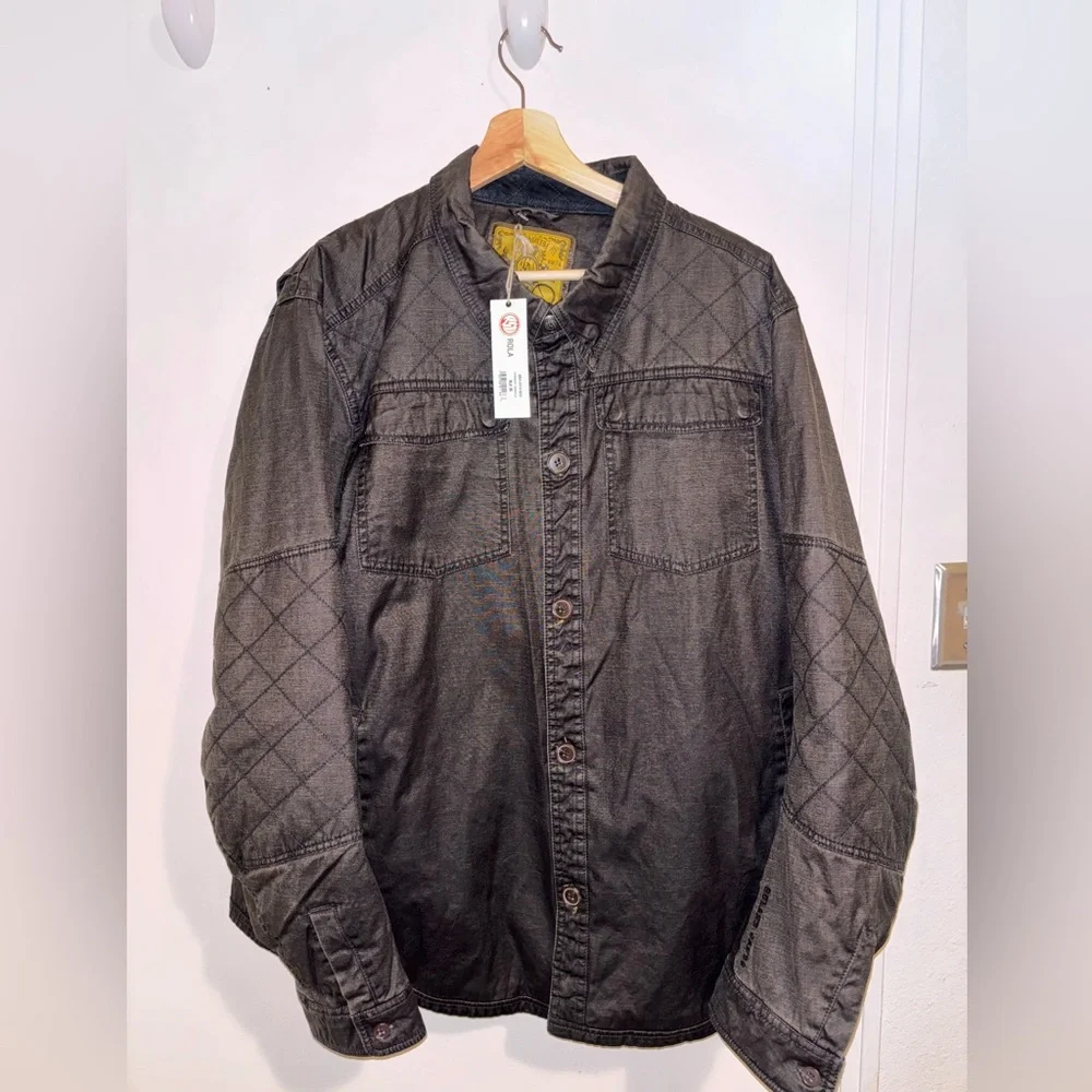 Roland Sands Design Jacket Size 3X In Dark Brown - Picture 1 of 5